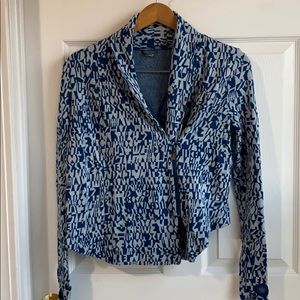 Oiselle Wazzie wool asymmetric cardigan